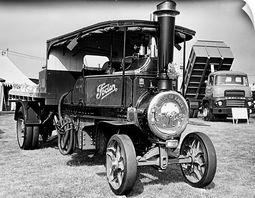 Foden Steam Wagon 'The Pride of Edwin' 1916. Foden Trucks was a British truck and bus manufacturing company which has its ...