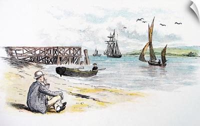 Graphic By Randolph Caldecott, A British Artist And Illustrator, Dated 19th C.