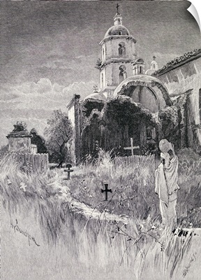 Graveyard And Mission San Luis Rey De Francia California, 1883
