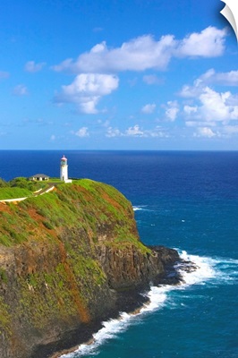 Hawaii, Kauai, Kilauea Point Lighthouse At Kilauea National Wildlife Refuge
