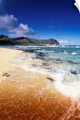 Hawaii, Kauai, Poipu, Shipwrecks Beach, White Sands, Shoreline Water