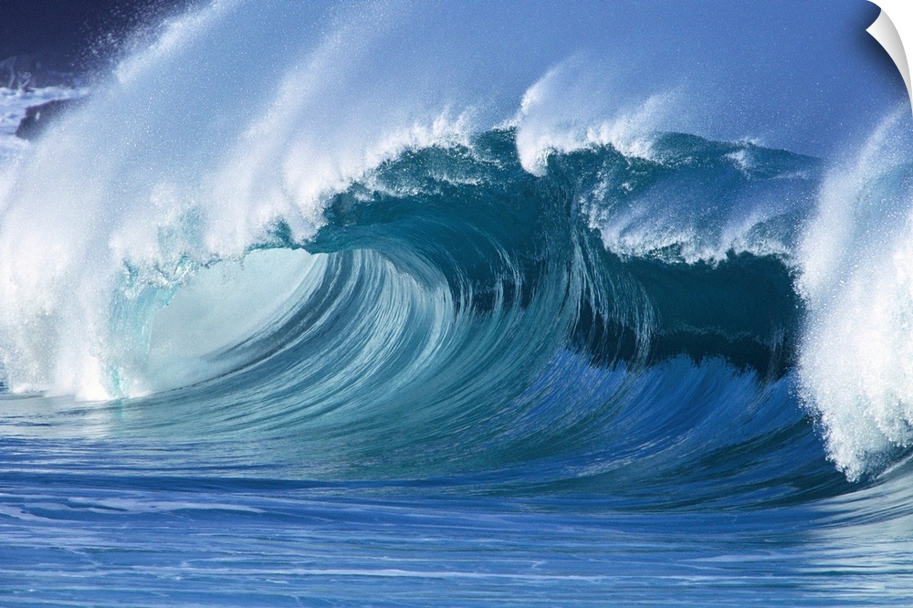 Hawaii, Large Wave Curling