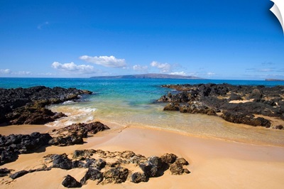 Hawaii, Maui, Makena, View From Secret Beach