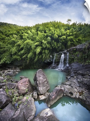 Hawaii, Maui, The Four Falls Of Na'ili'ili-Haele