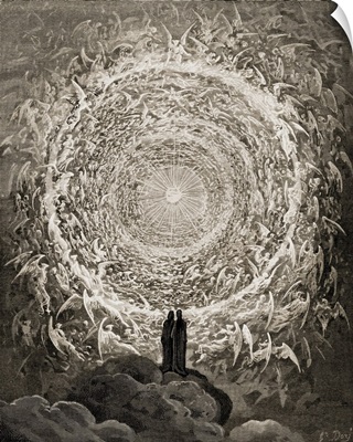 Illustration For Paradiso By Dante Alighieri Canto, XXXI, Lines 1 To 3