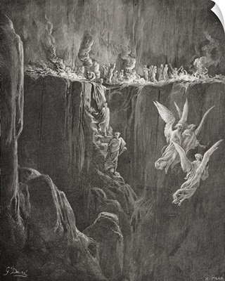 Illustration For Purgatorio By Dante Alighieri, Canto XXV, Lines 107 To 110