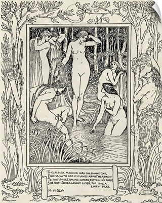 Illustration From The Faerie Queene By Walter Crane 1845-1915 English Artist