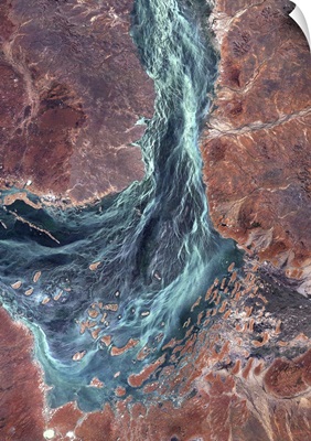Lake Yamma, Queensland, Australia, True Colour Satellite Image