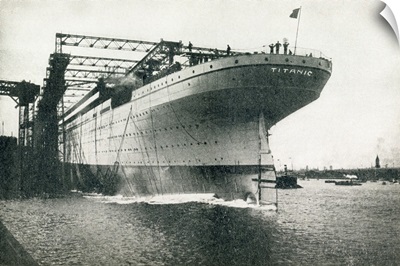 Launching Of The RMS Titanic Of The White Star Line, Belfast 1911