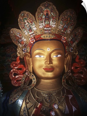 Maitreya Buddha At Thikse Monastery