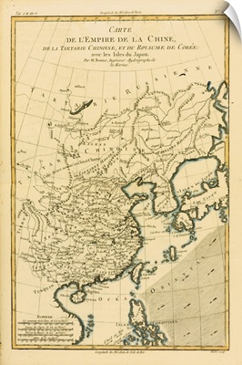 Map Of China And Japan, Circa 1760