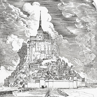 Mont Saint Michel, Normandy, France, 1904