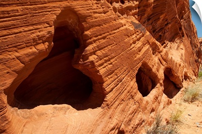 Nevada, Las Vegas, Desert scenery and red rock formations