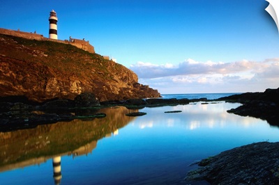 Old Head Of Kinsale, County Cork, Ireland; Lighthouse On Cliff