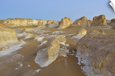 Rock Formations In White Desert, Sahara Desert, New Valley Governorate, Egypt