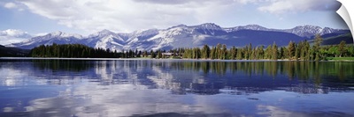 Rockies Reflected In Lake Beauvert