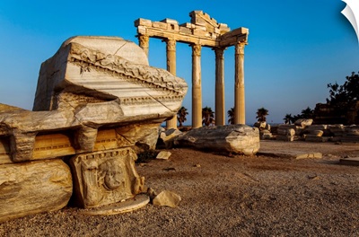 Roman And Hellenistic Ruins Of The Temple Of Apollo, Anatolia, Turkey