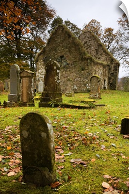 Ruins Of Church And Graveyard, Argyl And Bute, Scotland