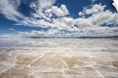 Salar De Uyuni, Salt Flat, During The Wet Season, Potosi Department, Bolivia