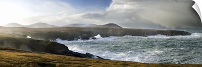 Sea Cliffs Next To The Atlantic, North Mayo, County Mayo, Ireland