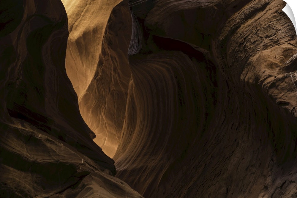 Slot canyon known as canyon x, near page, Arizona, united states of America.