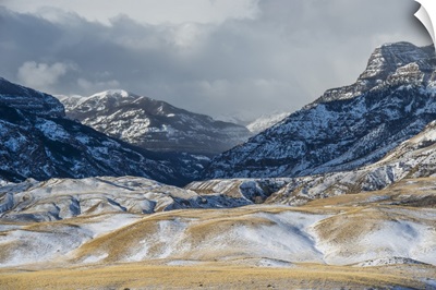 South Fork Of The Shoshone River In Winter, Wyoming