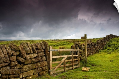 Stone Fence, Yorkshire, England