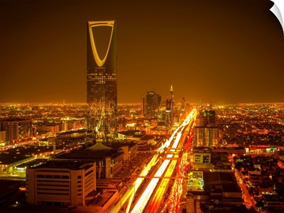 Sunset over Riyadh, Riyadh, Saudi Arabia