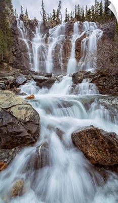 Tangle Creek waterfalls, Jasper National Park, Alberta, Canada