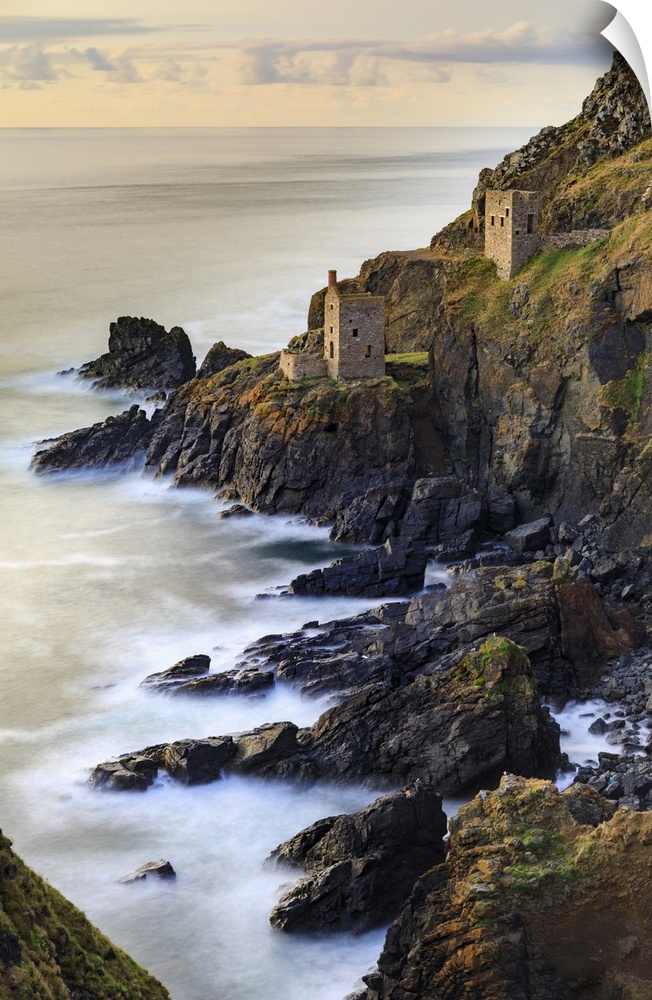 The Crowns Engine Houses at Botallack in Cornwall.