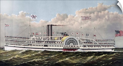 The New Excursion Steamer Columbia: 'Gem Of The Ocean', C1877