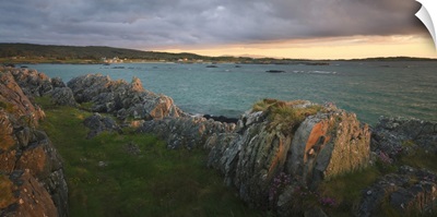 The Rocky Foreshore At Arisaig In The Evening Light