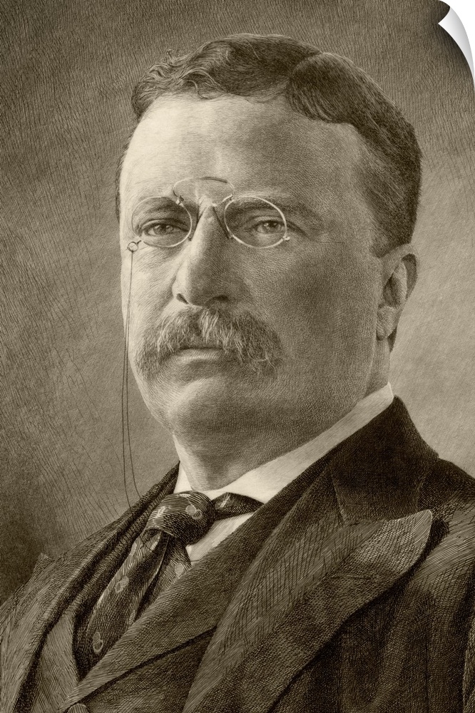 Theodore D. Roosevelt, 1858 To 1919. 26Th President Of The United States.
