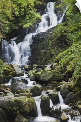 Torc Waterfall On Torc Mountain, Killarney, County Kerry, Ireland