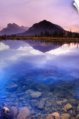 Vermilion Lakes, Mount Rundle, Banff National Park, Alberta, Canada