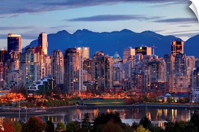 View Of Skyline With Yaletown, Vancouver, British Columbia, Canada