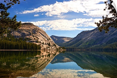 View of Tenaya Lake along Tioga Pass, Yosemite National Park; California