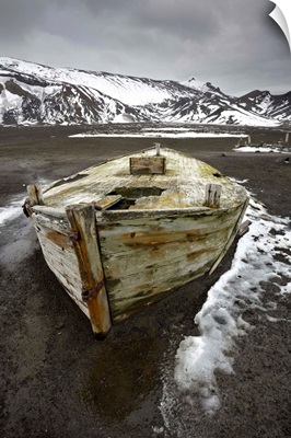 Water Boat Ruins, Whalers Bay On Deception Island, Washington, USA