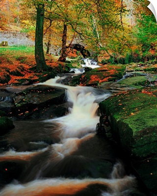 Waterfalll Near Sally Gap, County Wicklow, Ireland