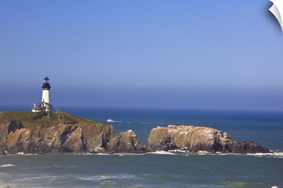 Yaquina Head Lighthouse On The Coast; Oregon