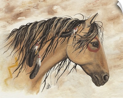 Buckskin Pinto Majestic Horse