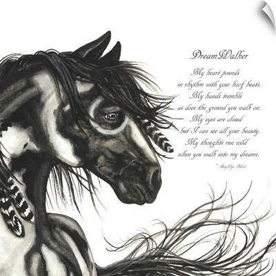Majestic Horse DreamWalker Poem mm45
