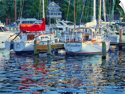 Last Light At Eldean's Marina