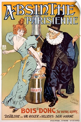 Absinthe Parisienne, Vintage Poster, by Gelis Didot & Maltese