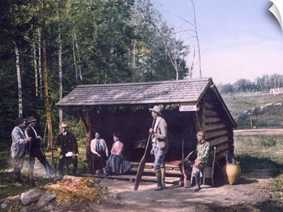 An Open Camp in the Adirondacks