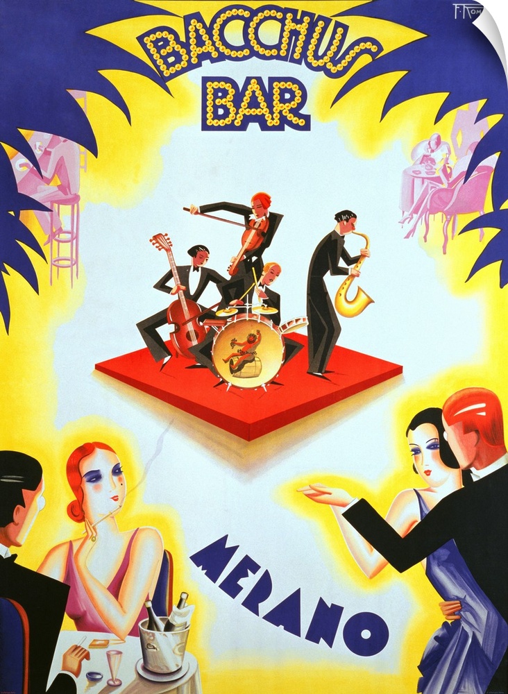 Italian Music Bar Poster