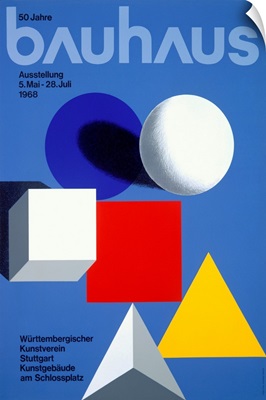 Bauhaus, Ausstellung, Vintage Poster