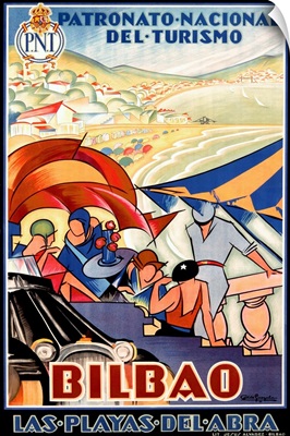 Bilbao, Vintage Poster