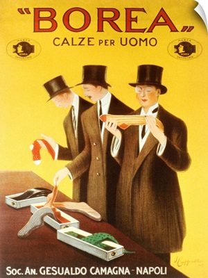 Borea Vintage Advertising Poster