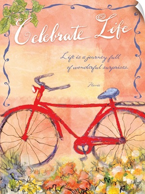 Celebrate Life Inspirational Print